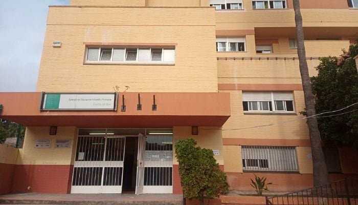 Colegio Puerta del Mar. FOTO SER
