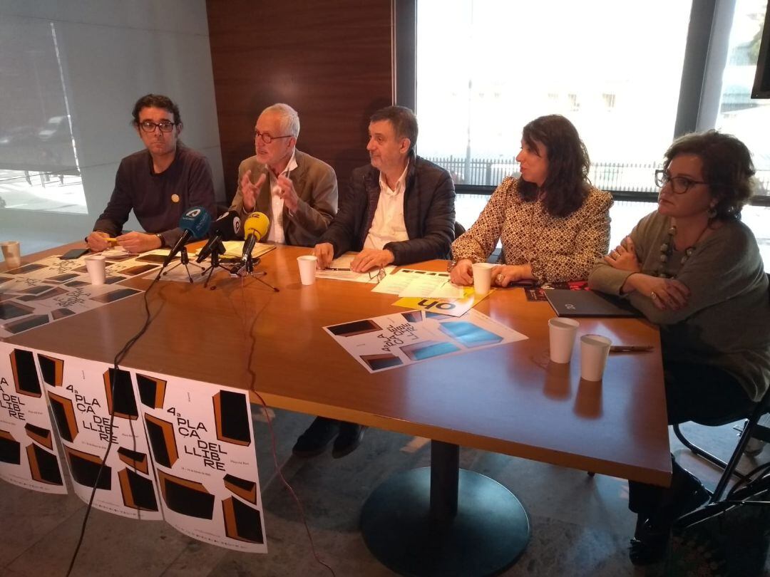 Presentación de la cuarta edición de la Plaça del Llibre