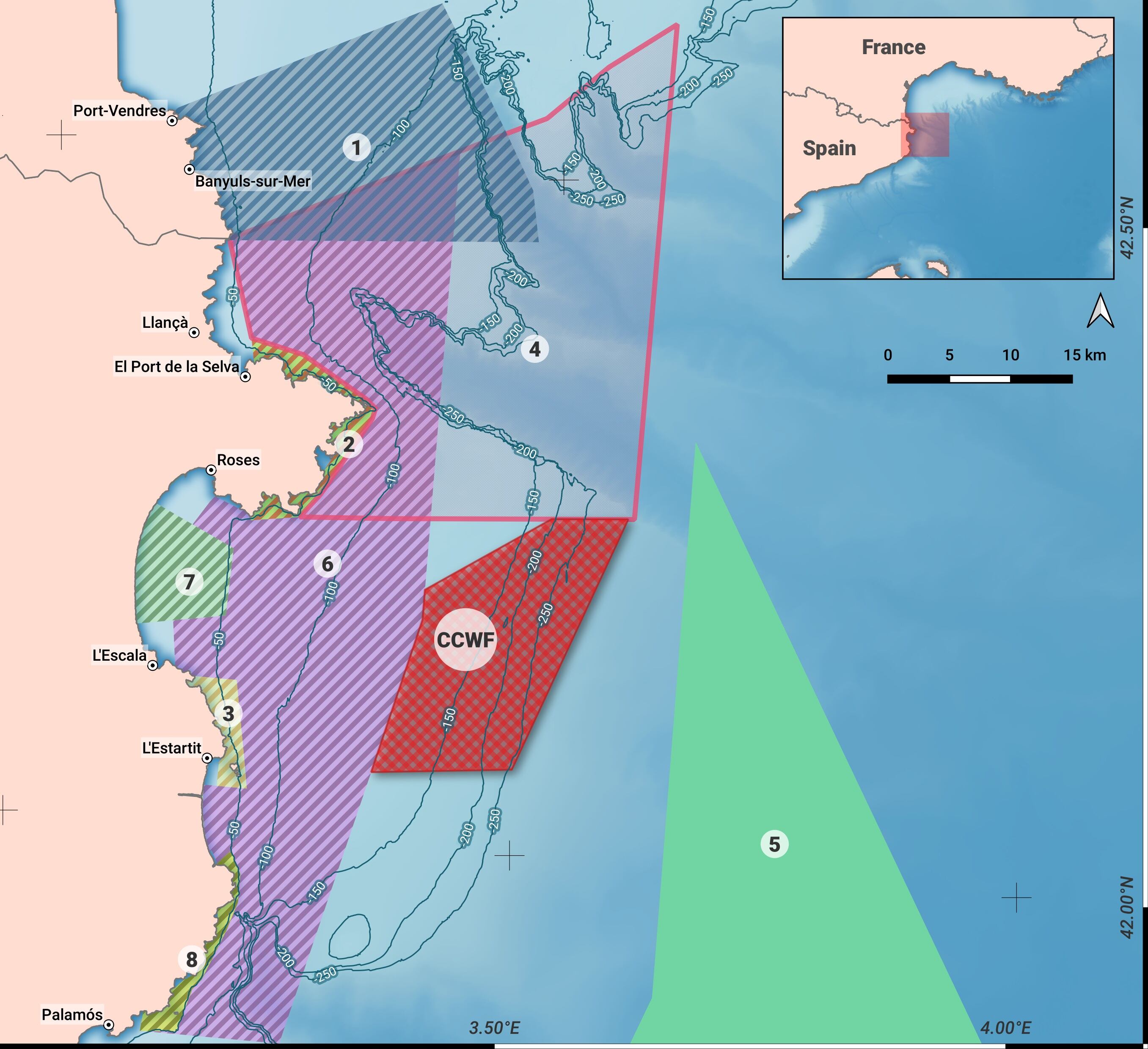 Recreació de la zona on aniria el Parc Tramuntana.
