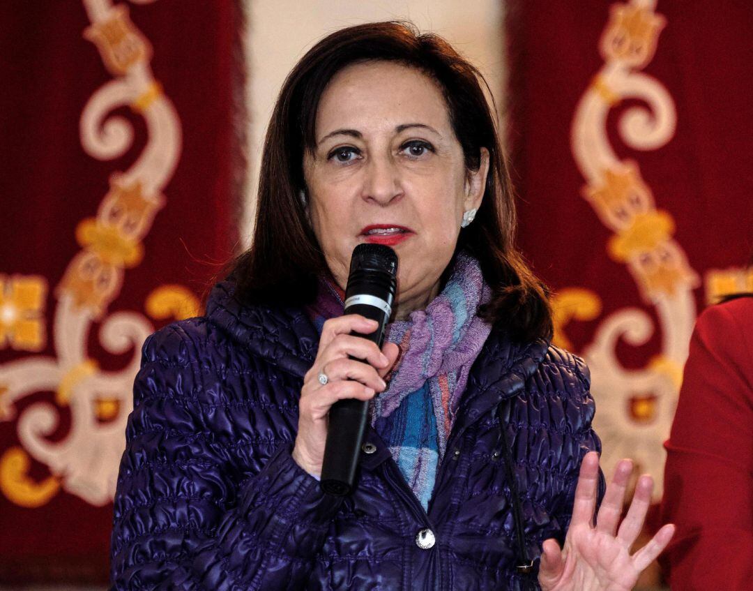 La ministra de Defensa y candidata al Congreso por la provincia de Ávila, Margarita Robles