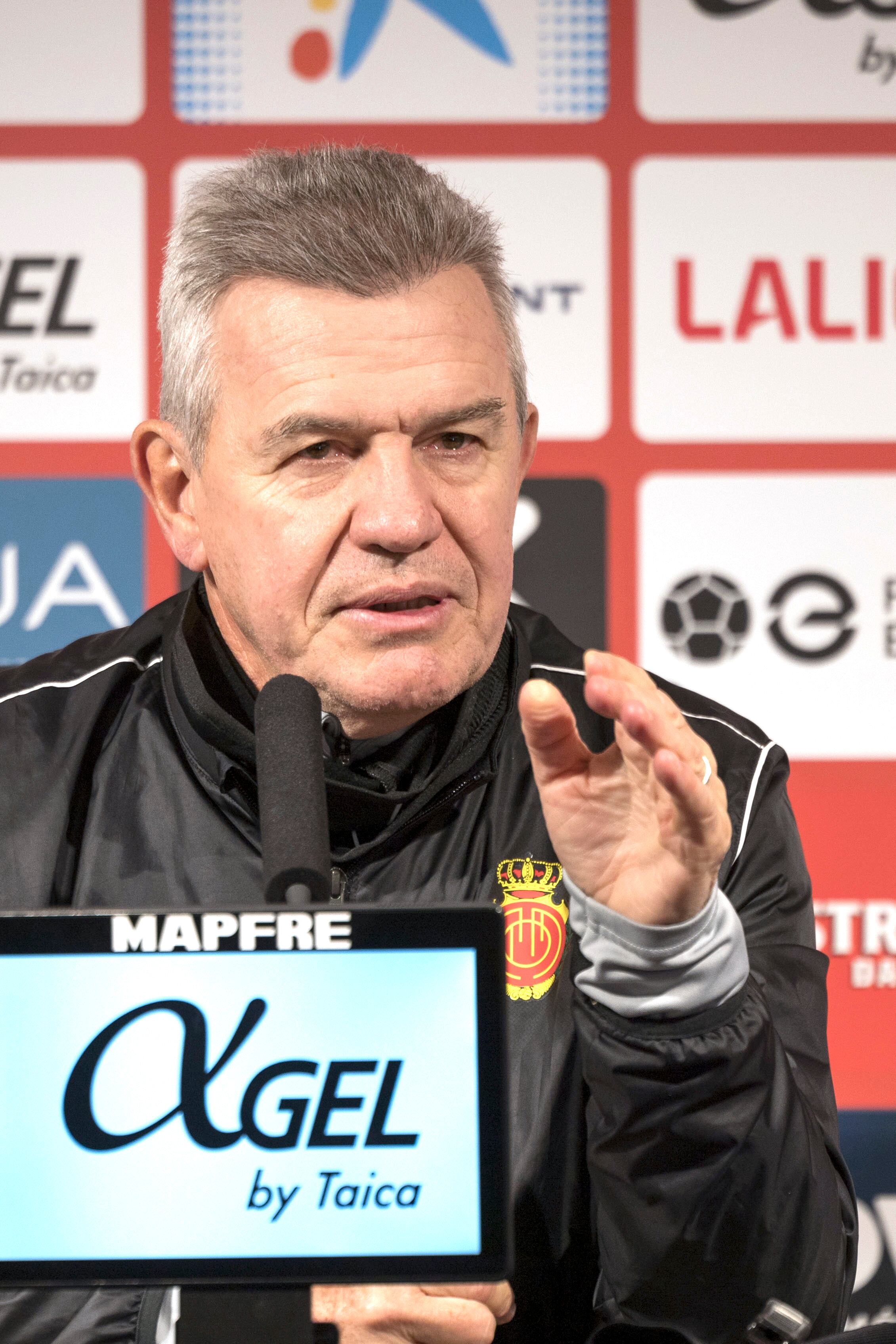 PALMA DE MALLORCA, 19/01/2024.- El entrenador del Mallorca en rueda de prensa previa al partido de LaLiga que el equipo balear disputa ante el Villarreal mañana sábado en Villarreal. EFE/Cati Cladera