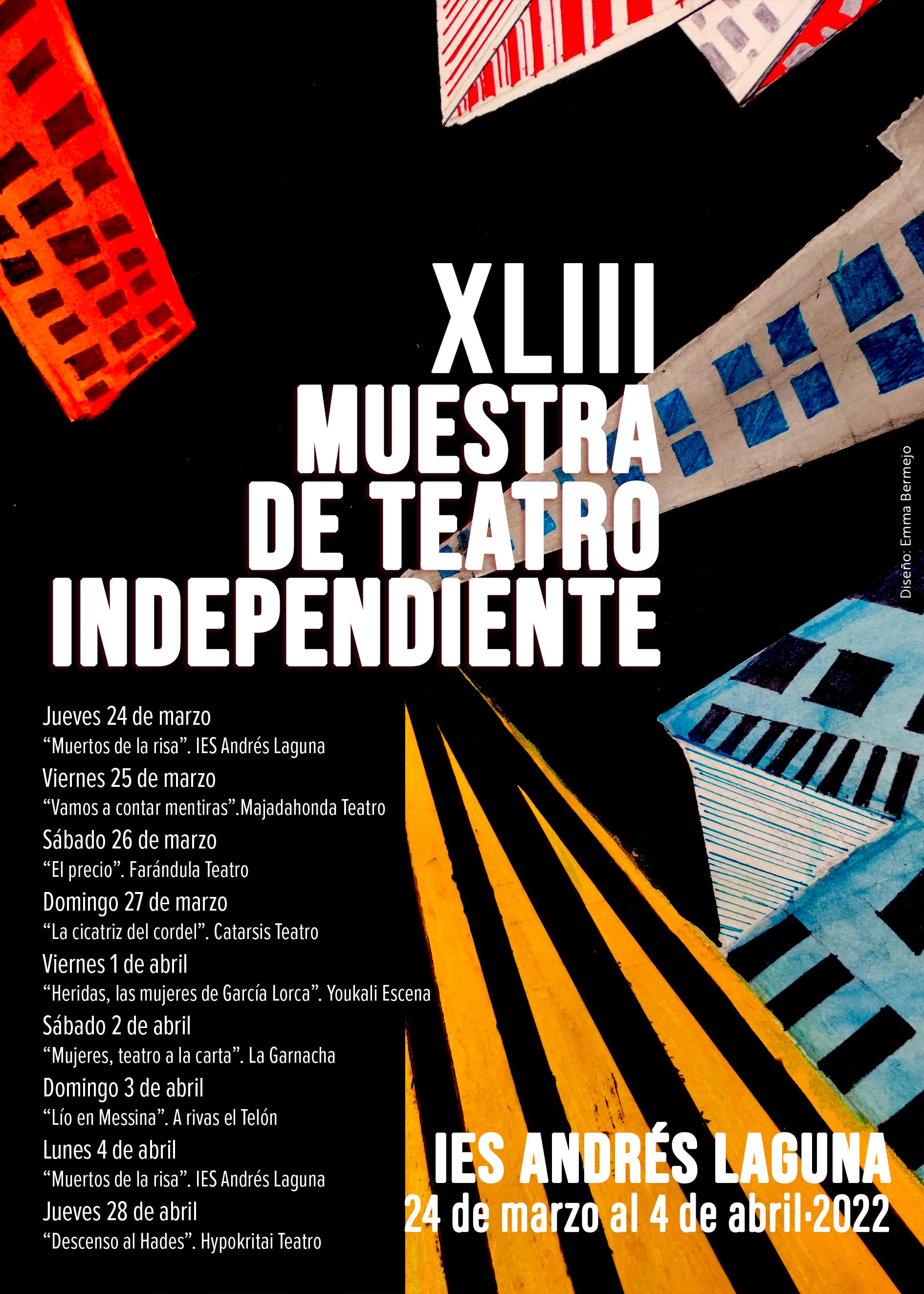 El IES Andrés Laguna lleva cuarenta y tres años ofreciendo su Muestra de Teatro Independiente