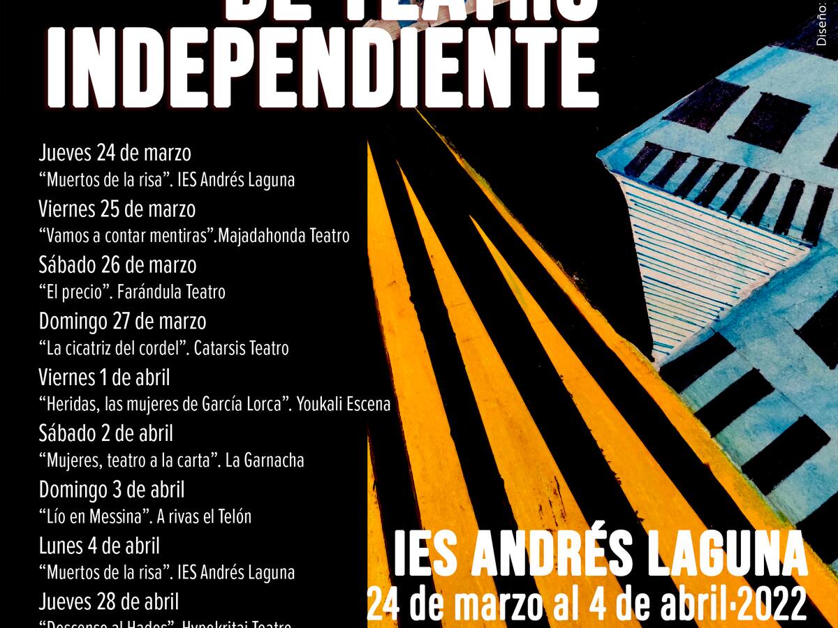 El IES Andrés Laguna recupera la Muestra de Teatro Independiente