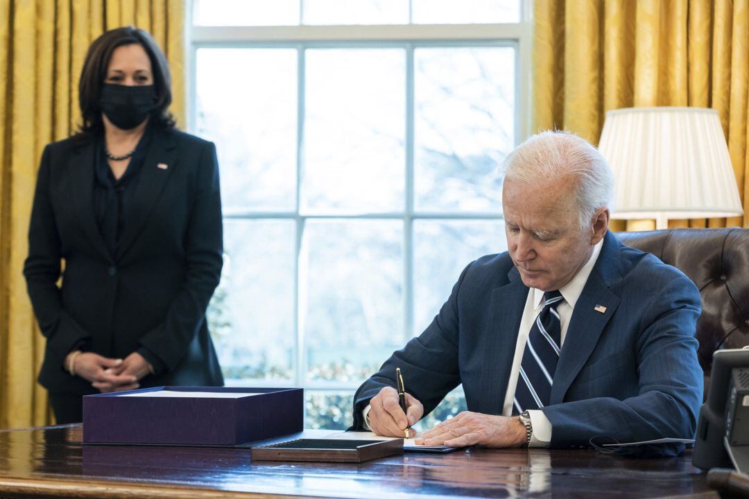 Joe Biden y Kamala Harris, presidente y vicepresidenta de EEUU. 