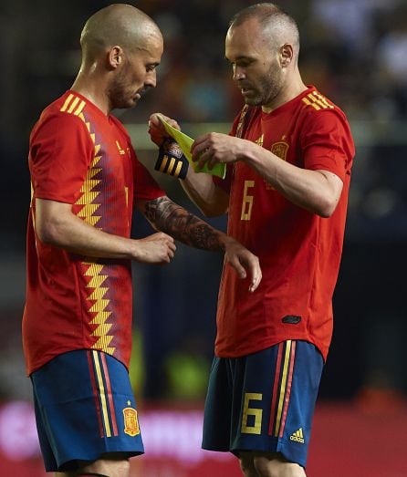 Gran parte del juego de España en el Mundial pasará por las botas de David Silva y Andrés Iniesta.