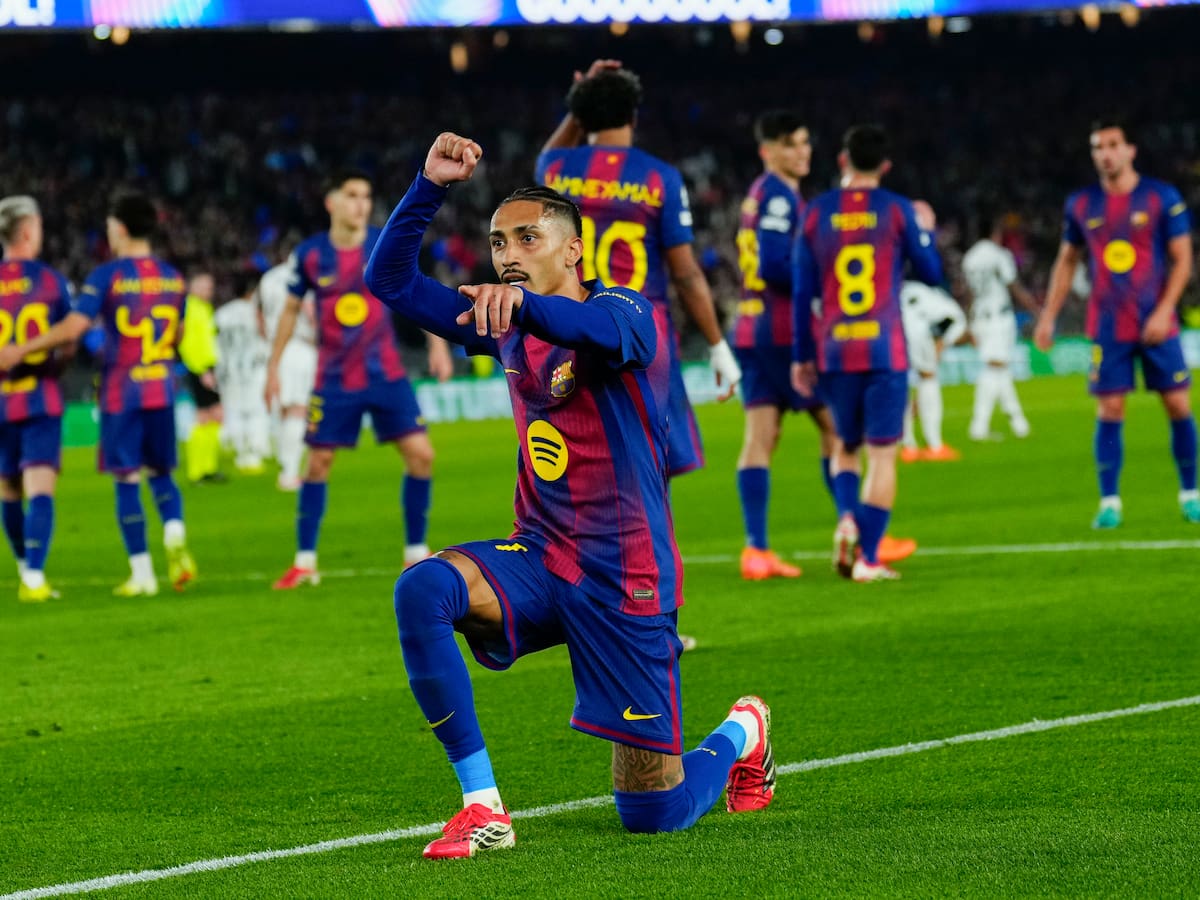 Raphinha, respuesta en tiempo perfecto