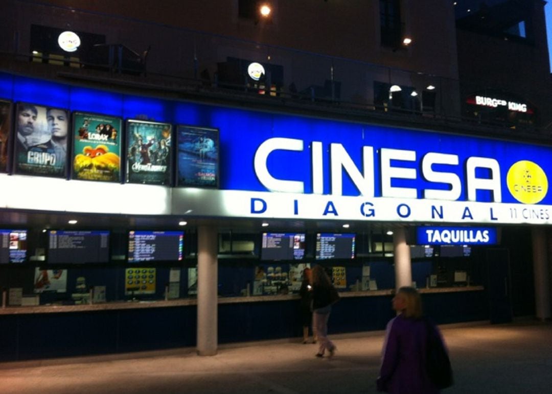 Imagen de la fachada de los cines Cinesa Diagonal