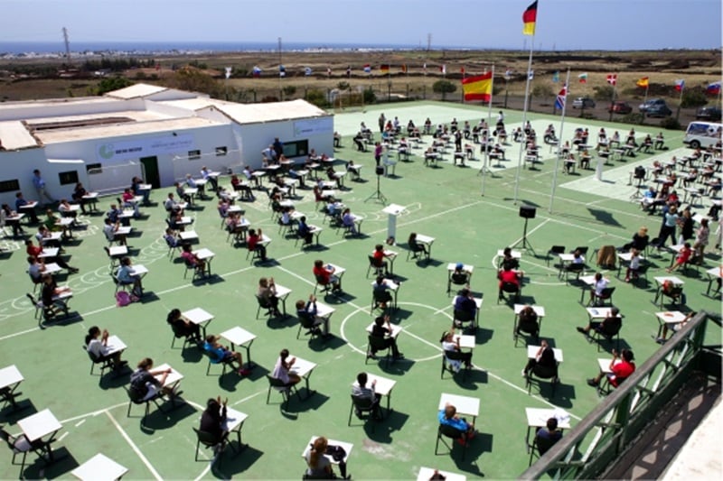 Instalaciones del Colegio Hispano Británico de Tías, en Lanzarote.