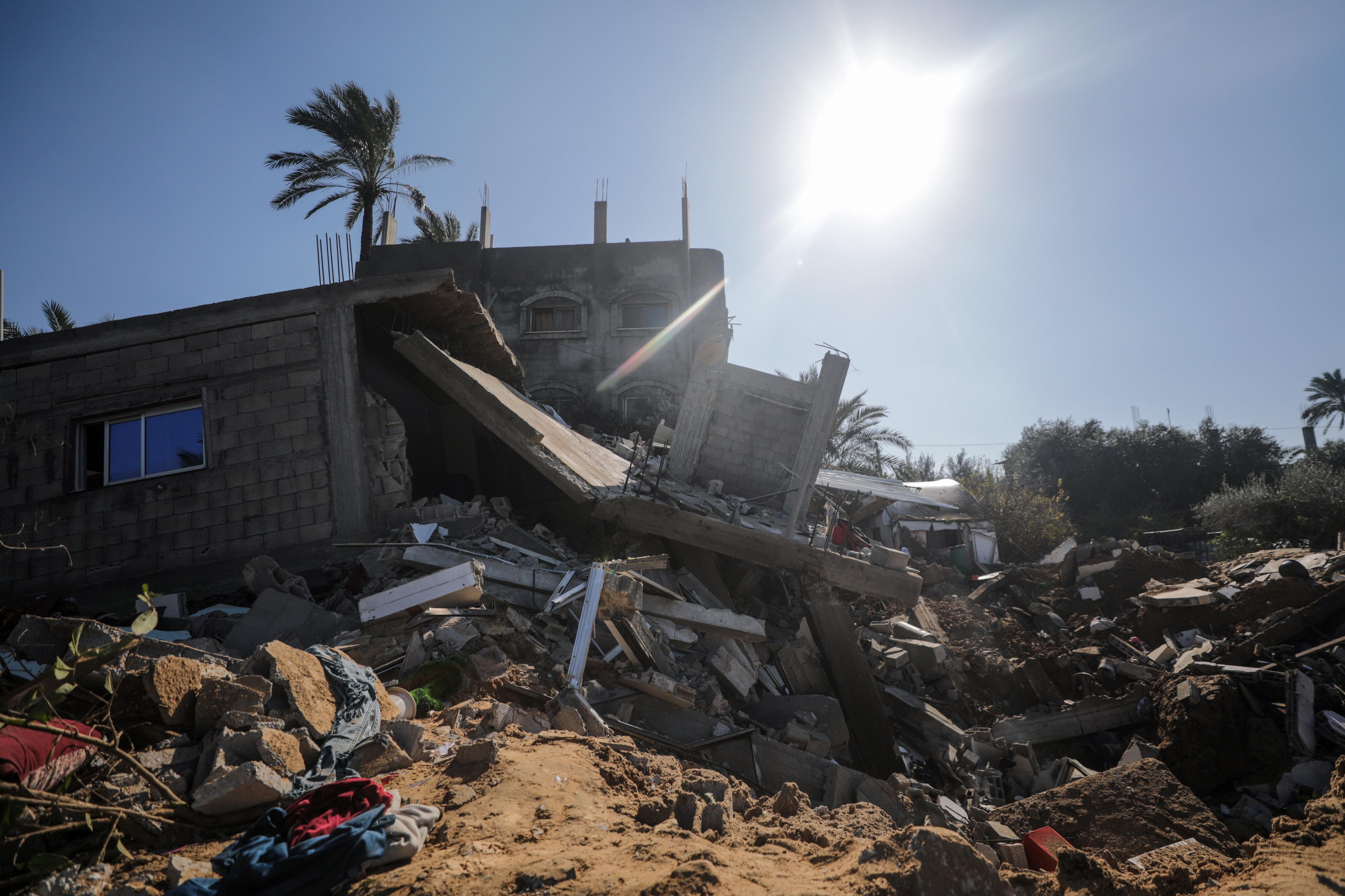 Ataques israelíes a la Franja de Gaza.