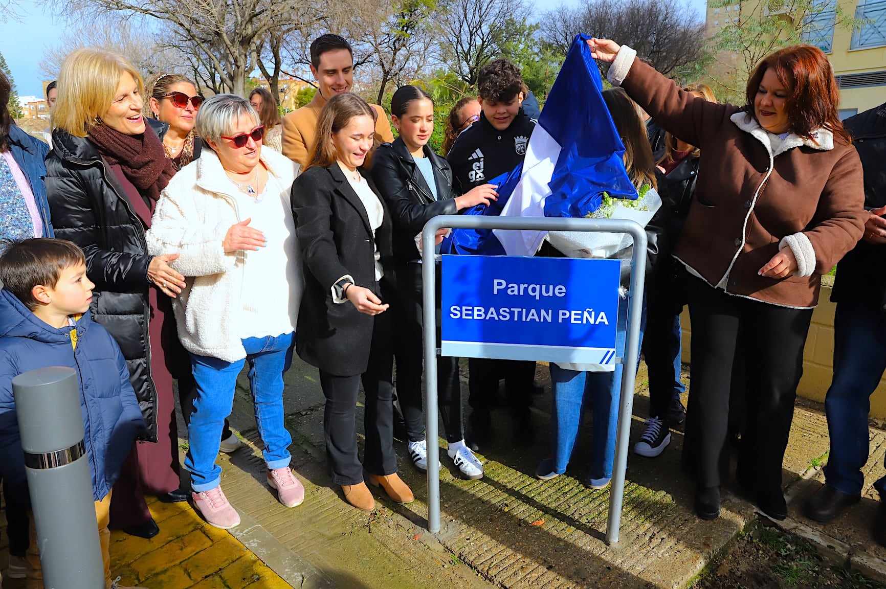 Inauguración del Parque Sebastián Peña