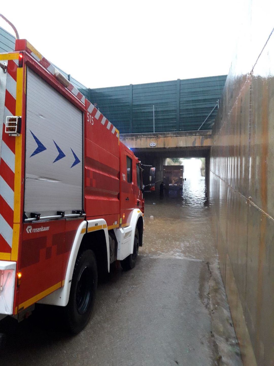 camión de los bomberos