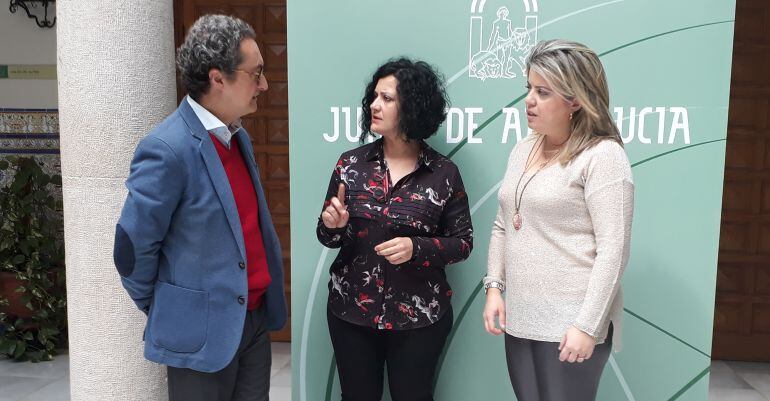 Jesús Casas, María de la Paz del Moral y Belén Ordoñez.