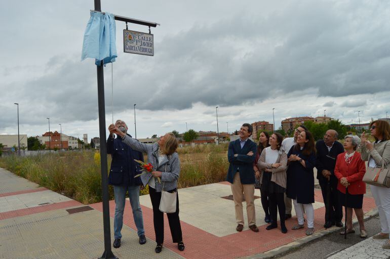 Inauguración de la calle a Javier García Verdugo
