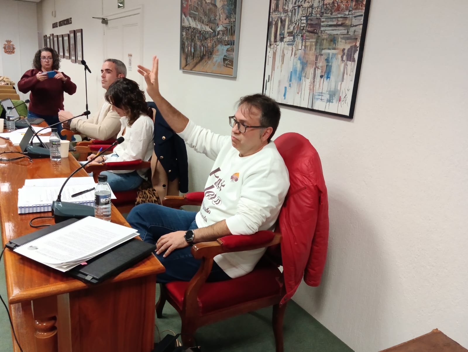 Alberto Marcos fue el único apoyo externo del equipo de gobierno