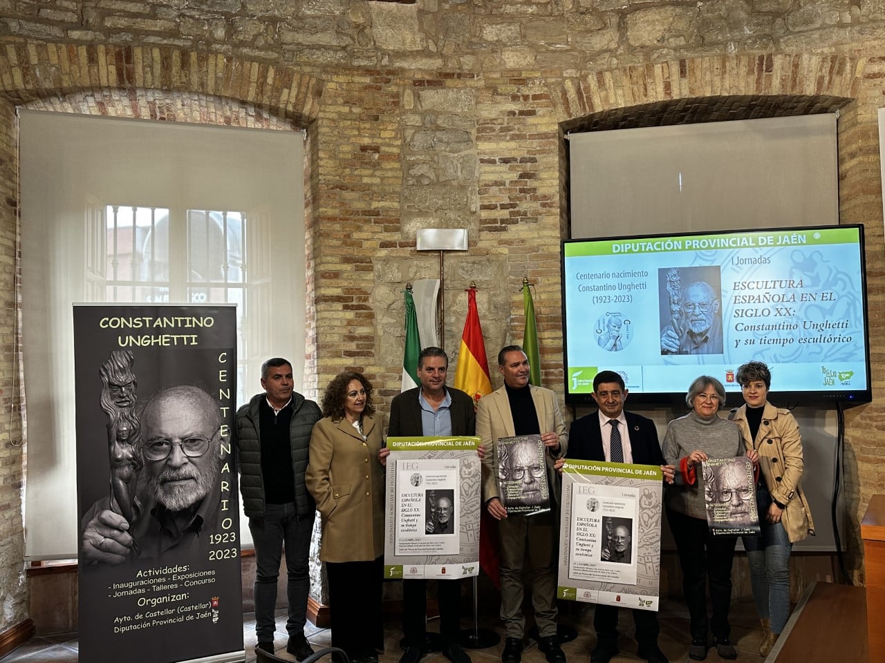 Presentación de la I Jornada sobre Constantito Unghetti en el Palacio Provincial.