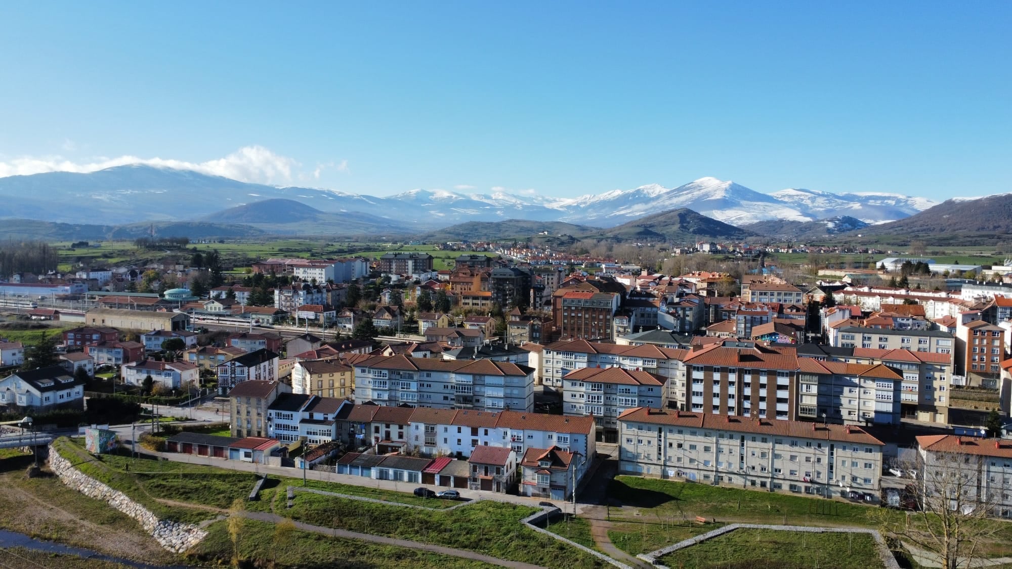 Vista aérea de Reinosa.