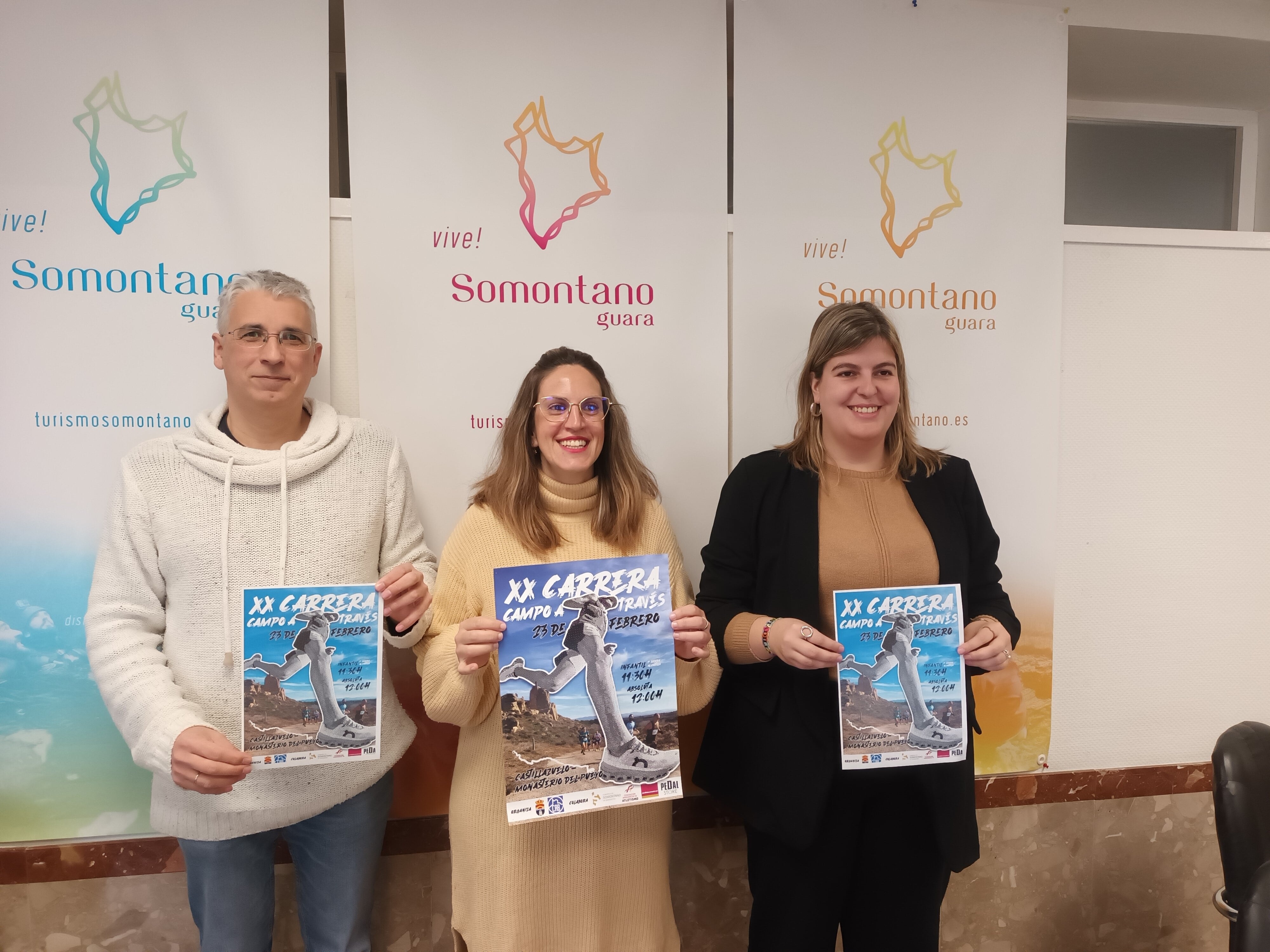 Jesús Lacoma, María Martín y Pilar Lleyda tras la presentación