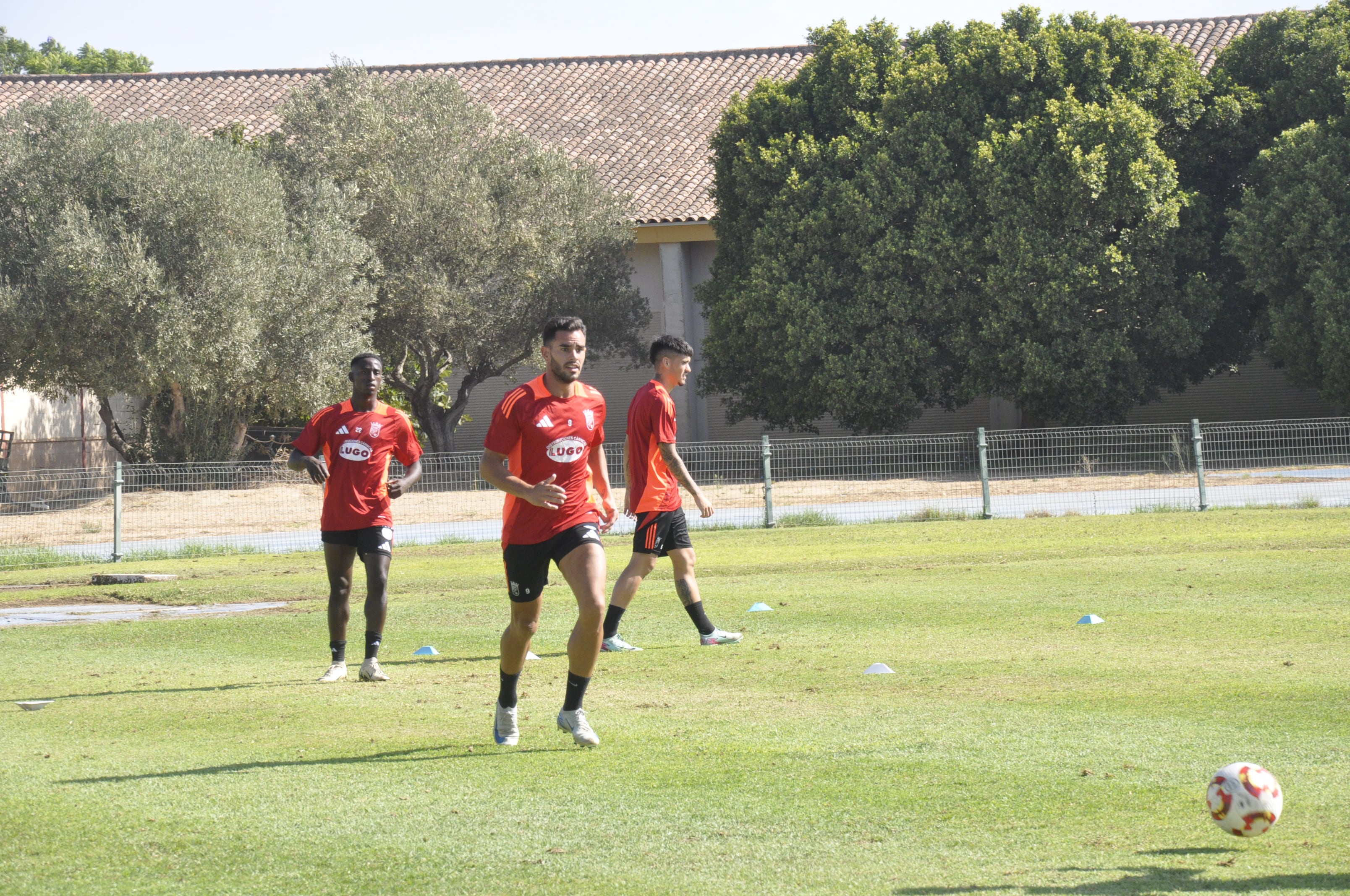 Entrenamiento Xerez CD en el Pepe Ravelo