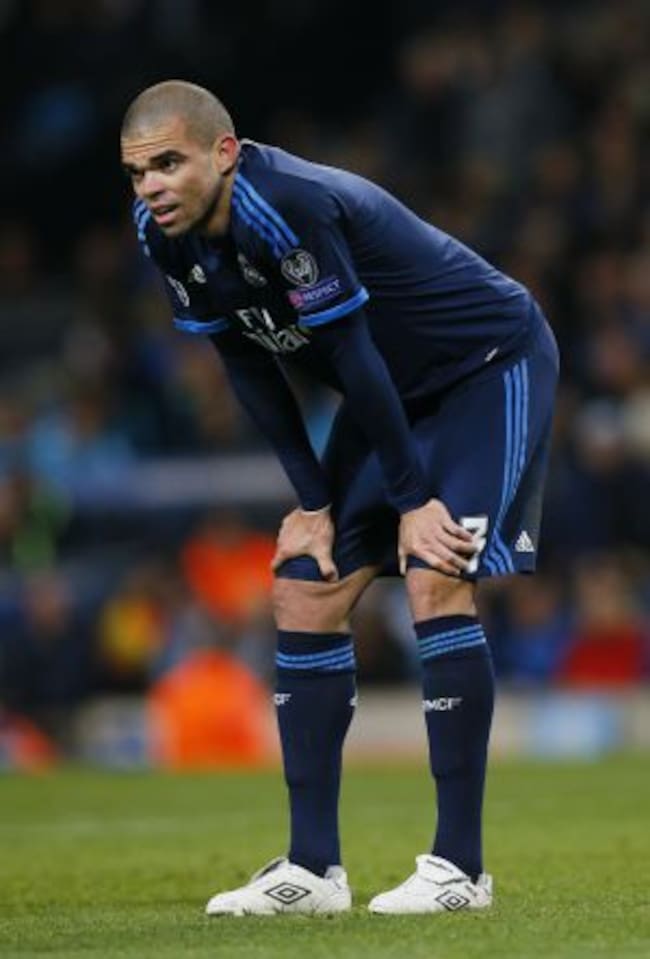 Pepe, en el partido ante el City.