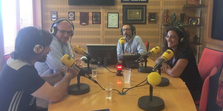 De izquierda a derecha: Diego Boza, Ignacio González Dorao, David Suárez y Yolanda Vallejo