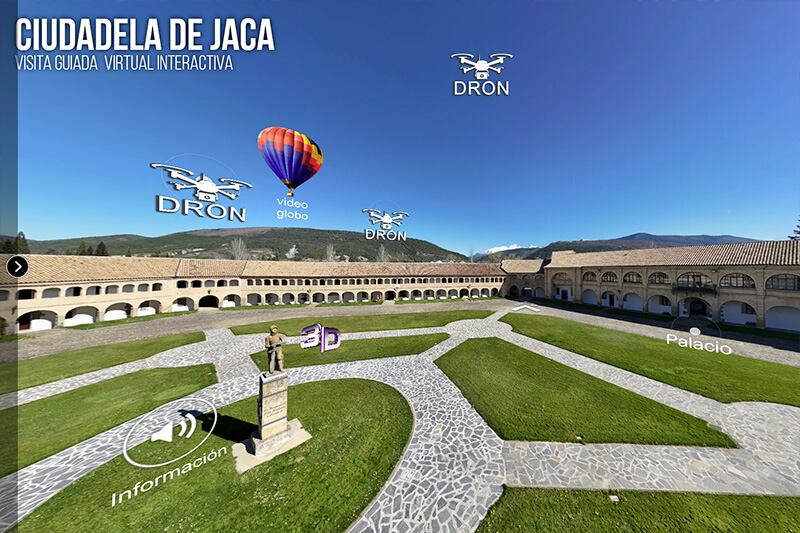 visita virtual Ciudadela Jaca