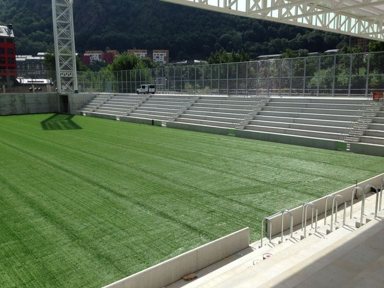 Les obres de l'Estadi Nacional estan pràcticament enllestides