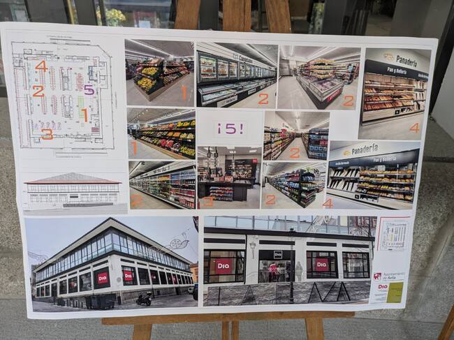 Obras de remodelación en la plaza de Abastos de Ávila./SER Ávila