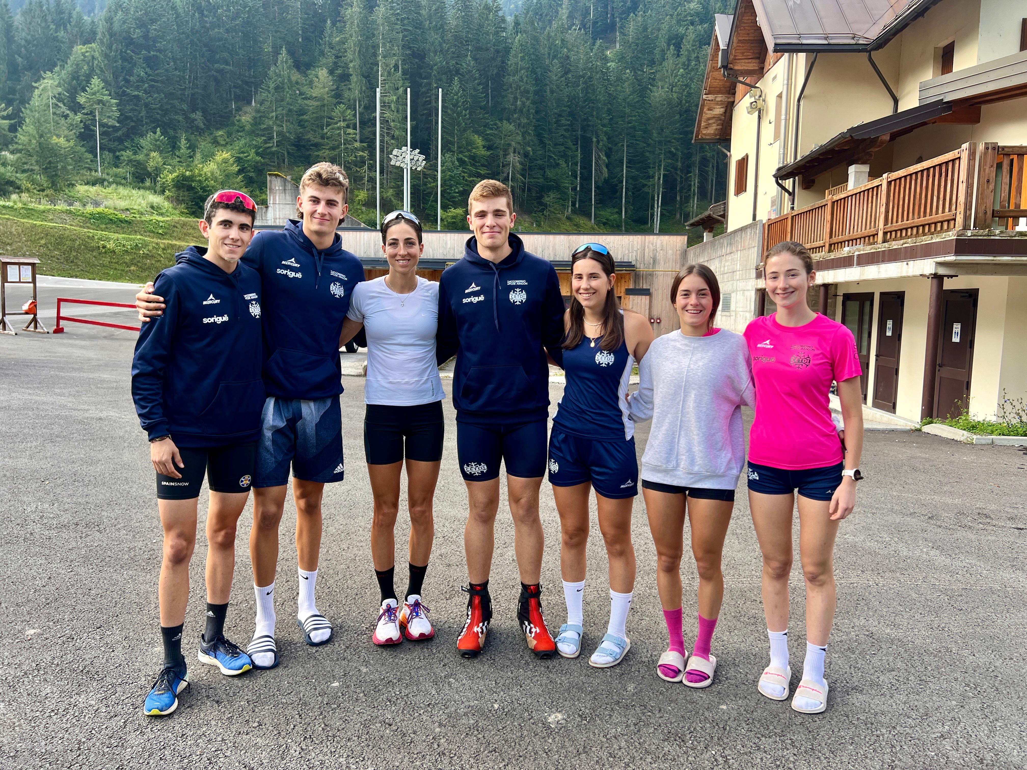 Representantes del CETDI Aragón en Italia