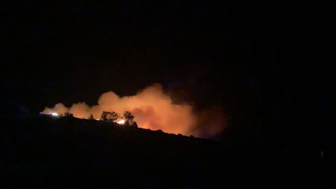 Incendio en la finca La Alcaidesa, en San Roque