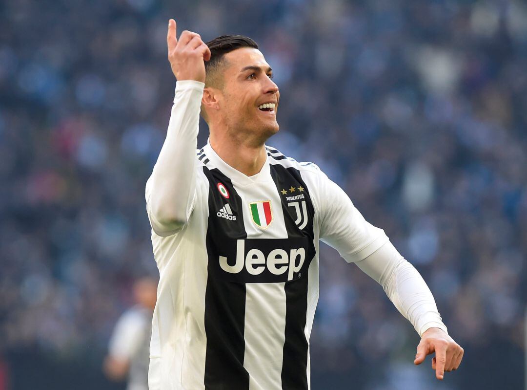 Cristiano, durante el partido contra el Sampdoria. 