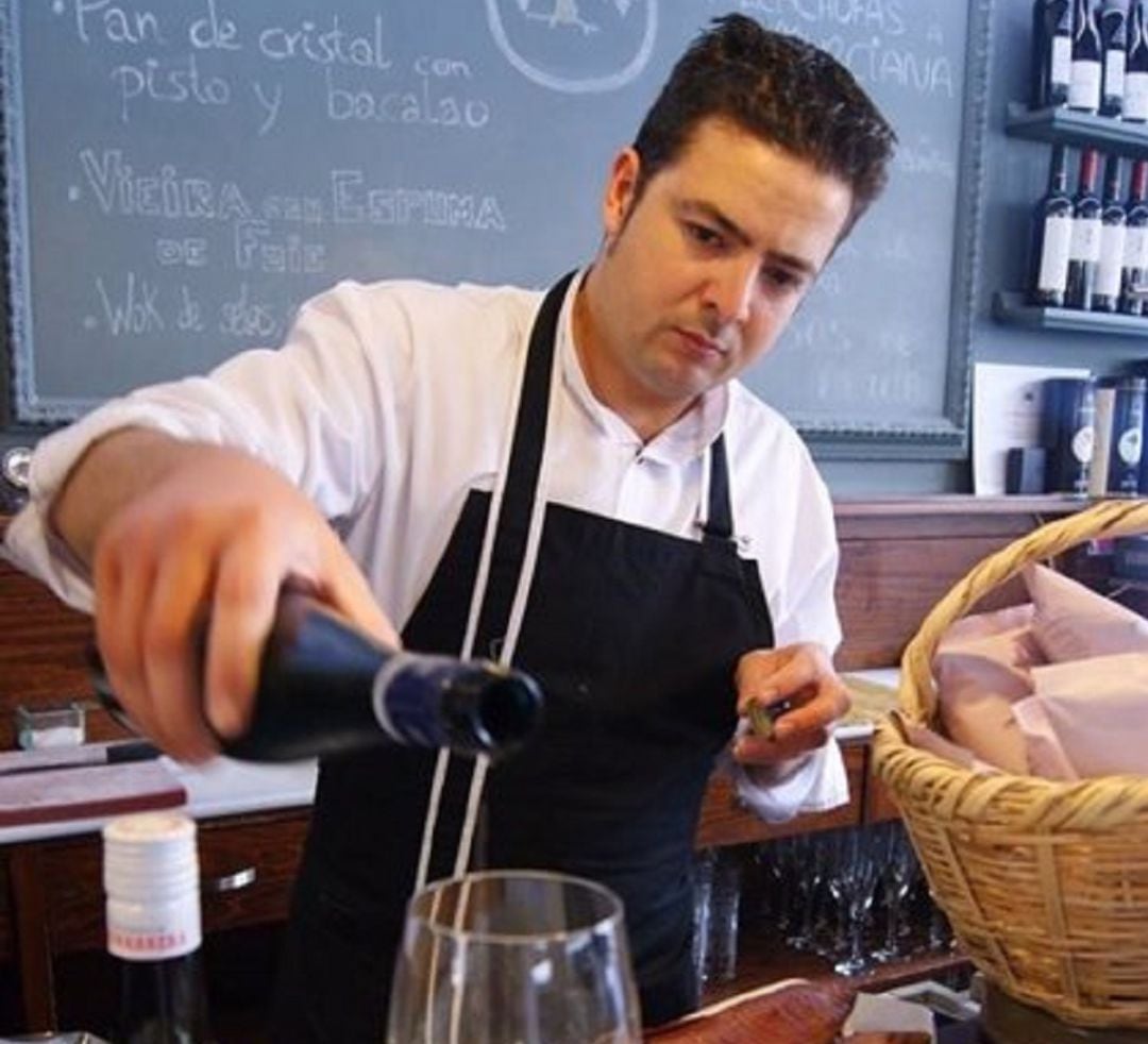 Juan Francisco Carmona, gerente del restaurante Pura Cepa (Murcia). Foto archivo