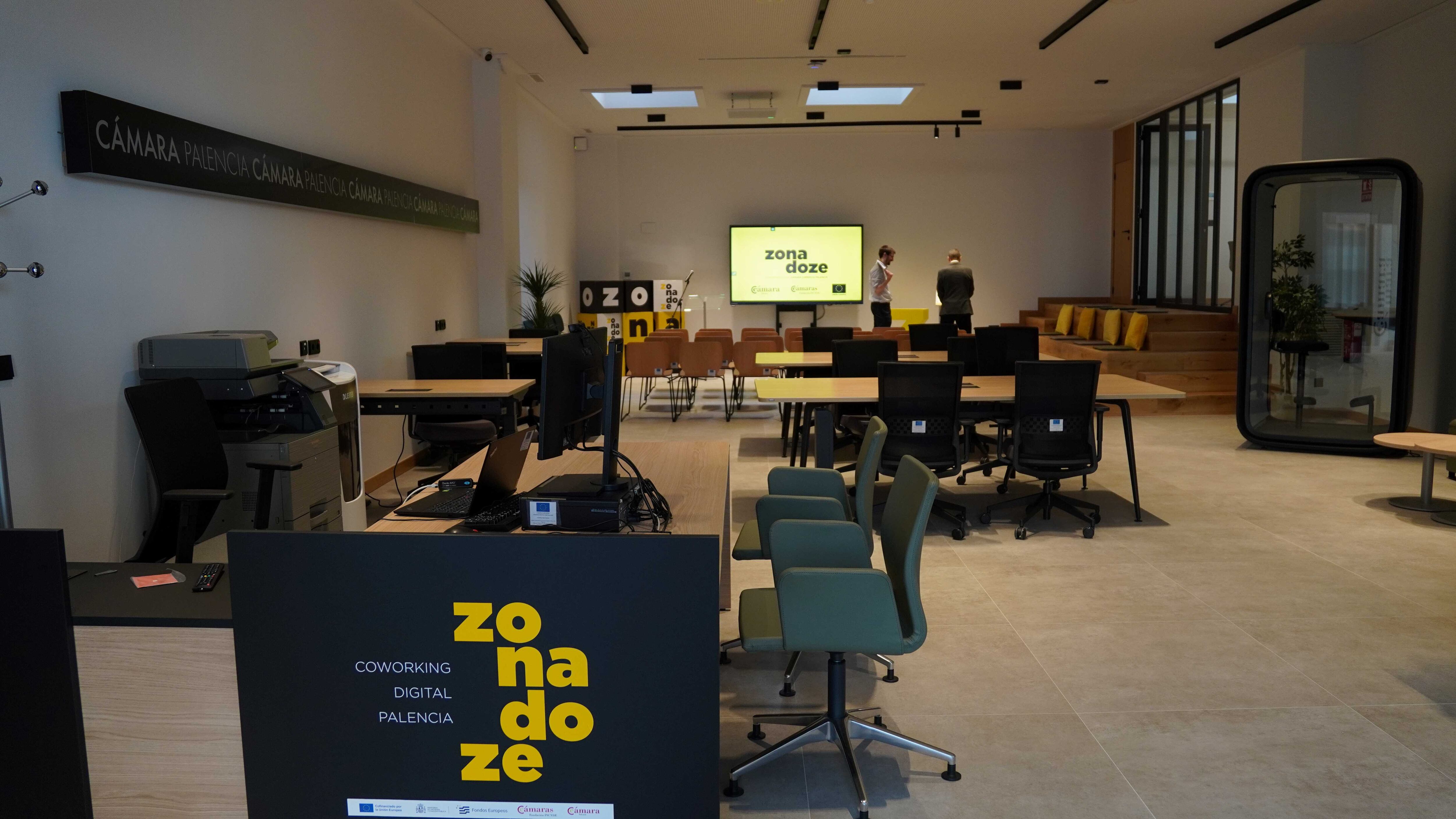 La zona de 'coworking' de la Cámara de Comercio aplicará un 50% de descuento en febrero para celebrar su segundo aniversario