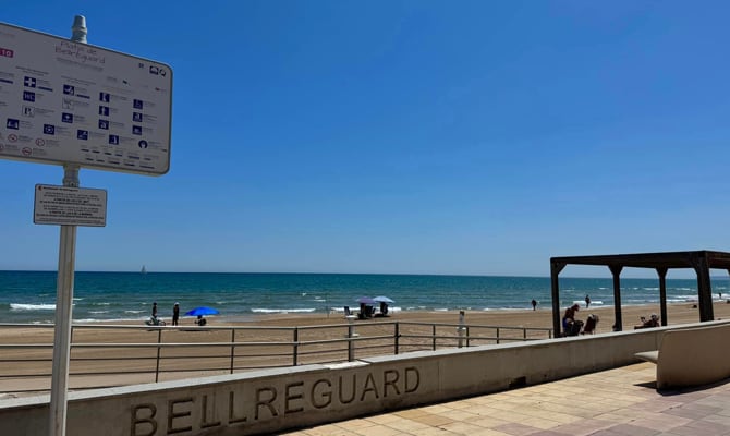 Playa de Bellreguard.