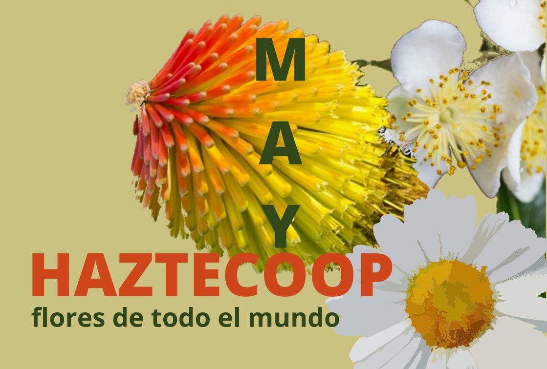 Cartel anunciador de &quot;Flores de todo el mundo&quot;