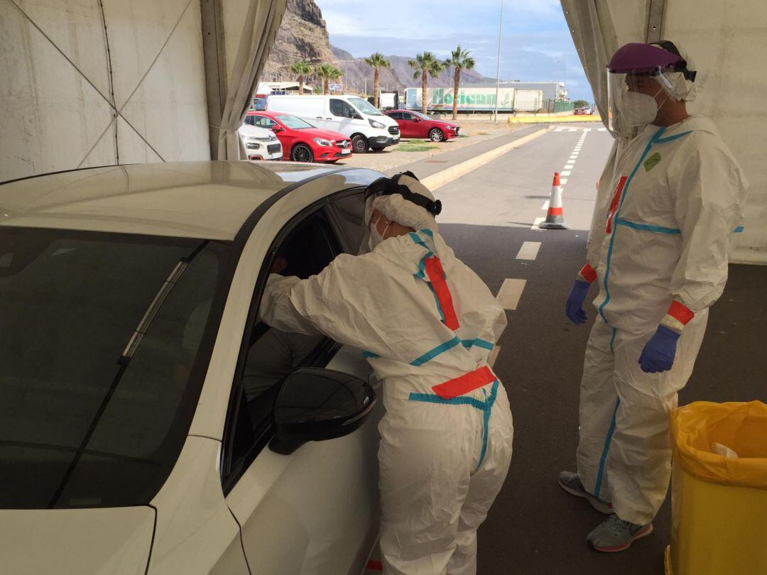 Toma de muestras en Tenerife