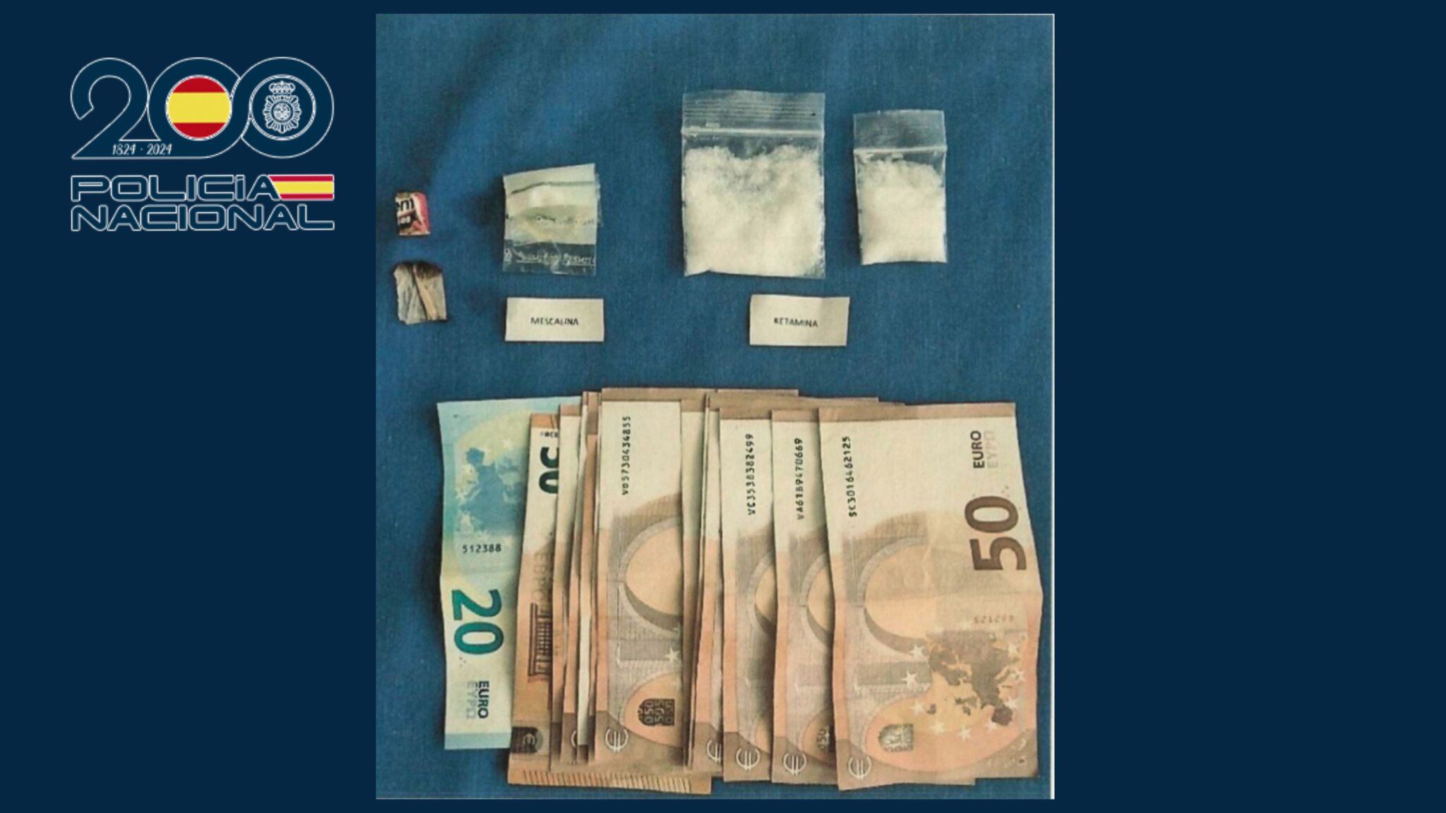 La Policía Nacional detiene en Logroño a un joven por tráfico de ketamina