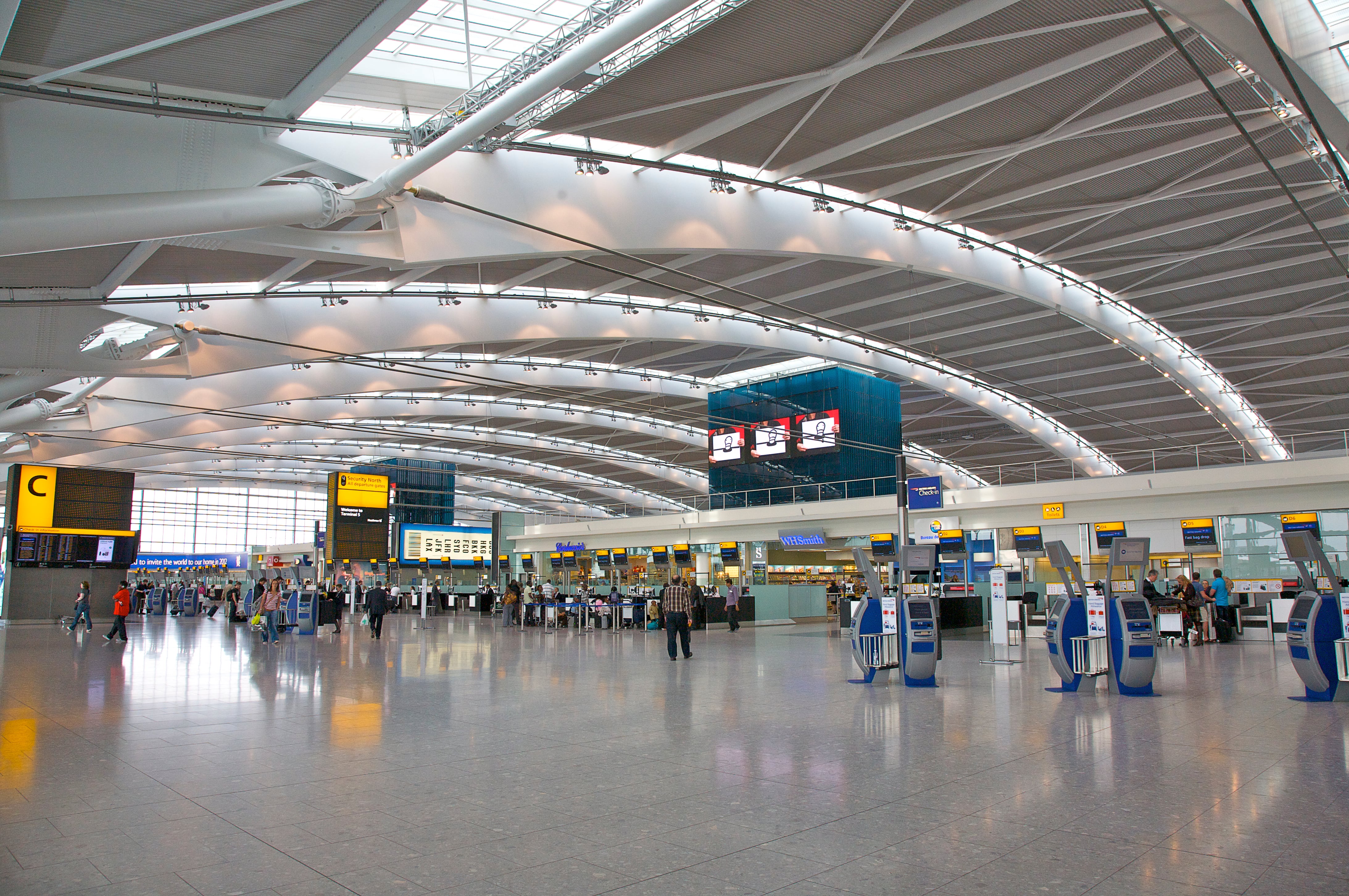 Terminal 2 del aeropuerto Charles de Gaulle de París.