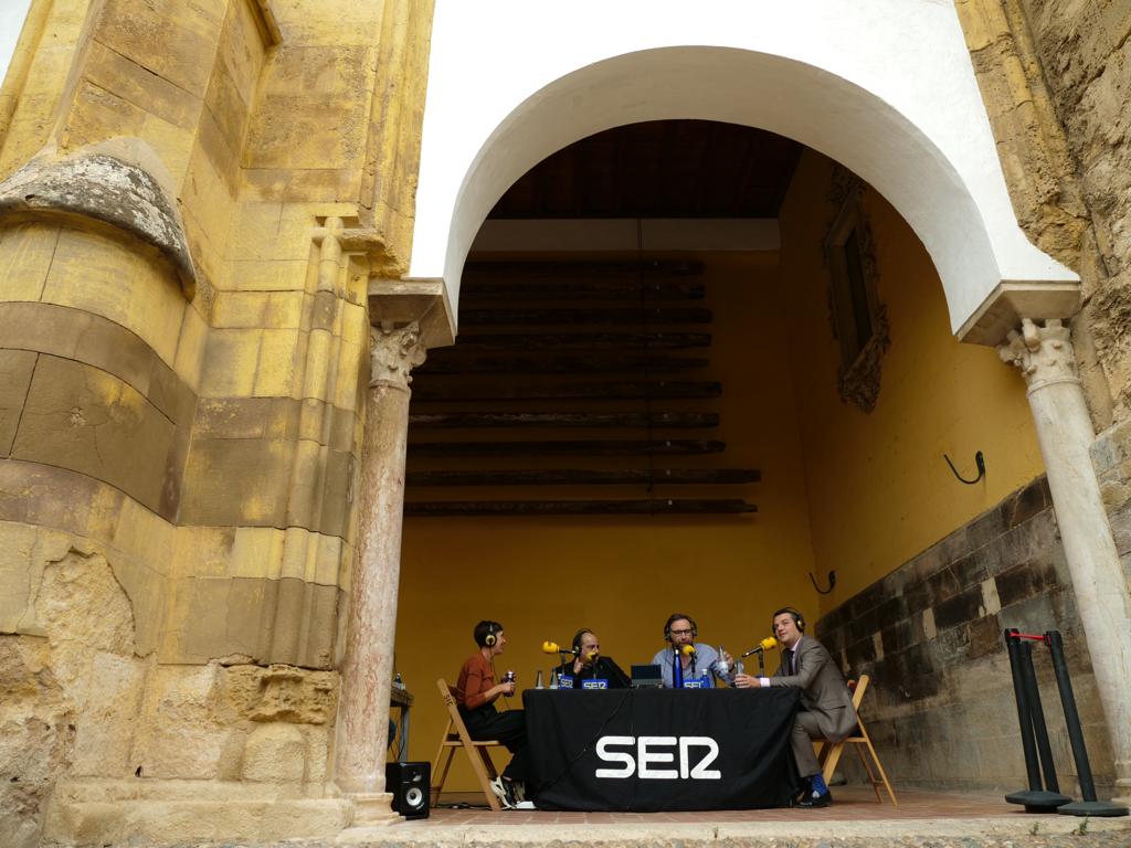 María Van den Eynde, José Juan Jiménez Güeto, José Manuel León y José María Bellido