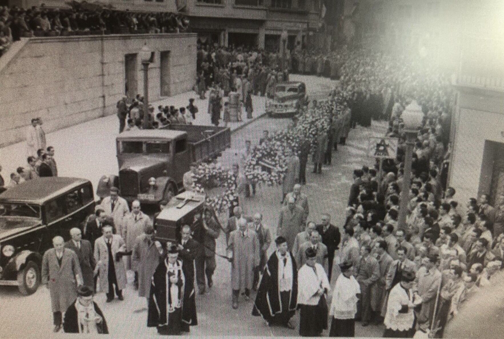 El funeral de Blas Echebarría en 1951