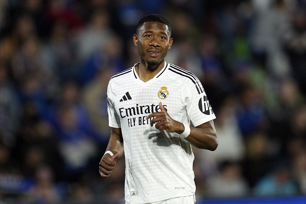 Alaba, durante el partido ante el Getafe