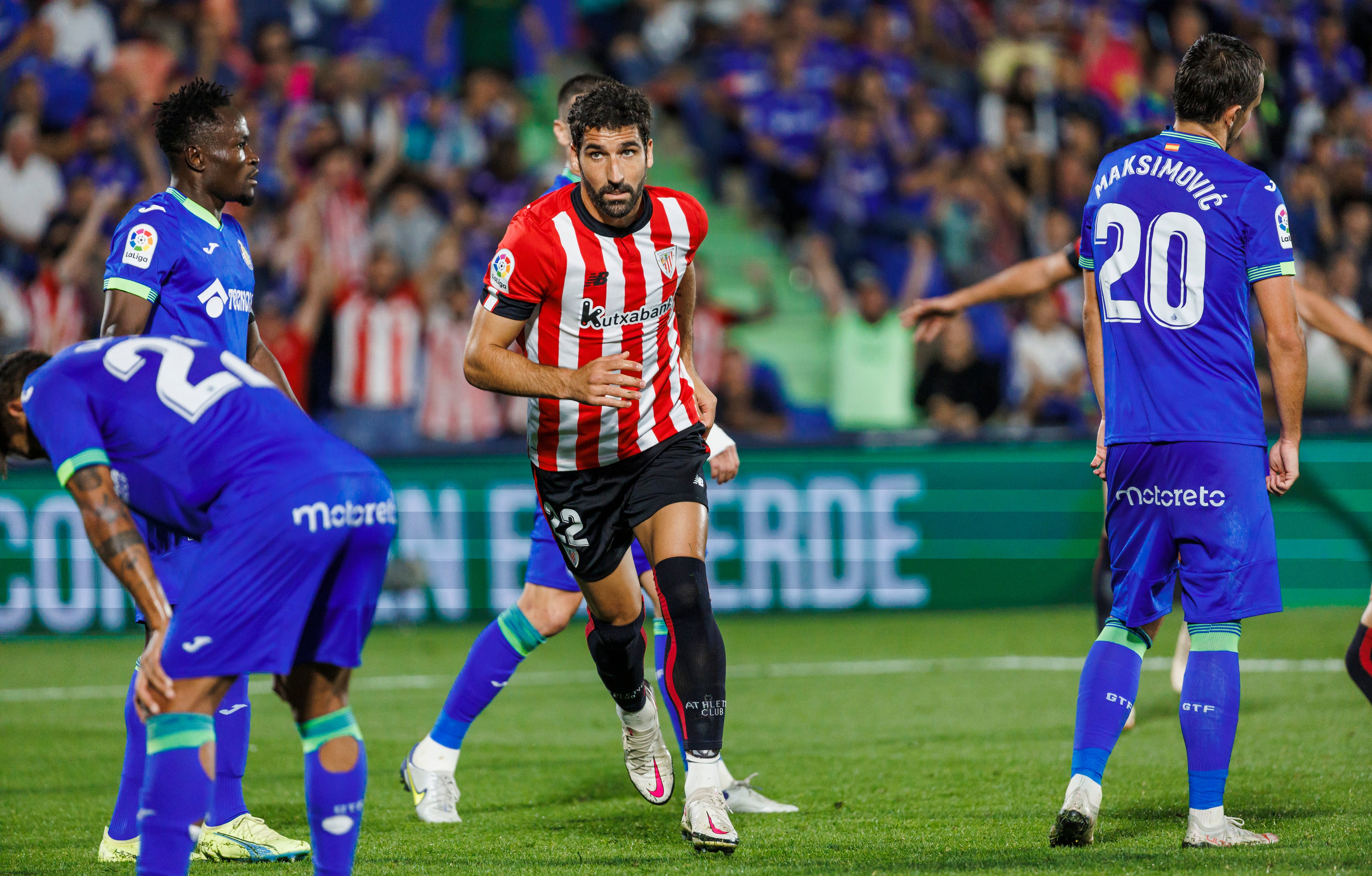 Raúl García, durante el Getafe 2-2 Athletic Club.