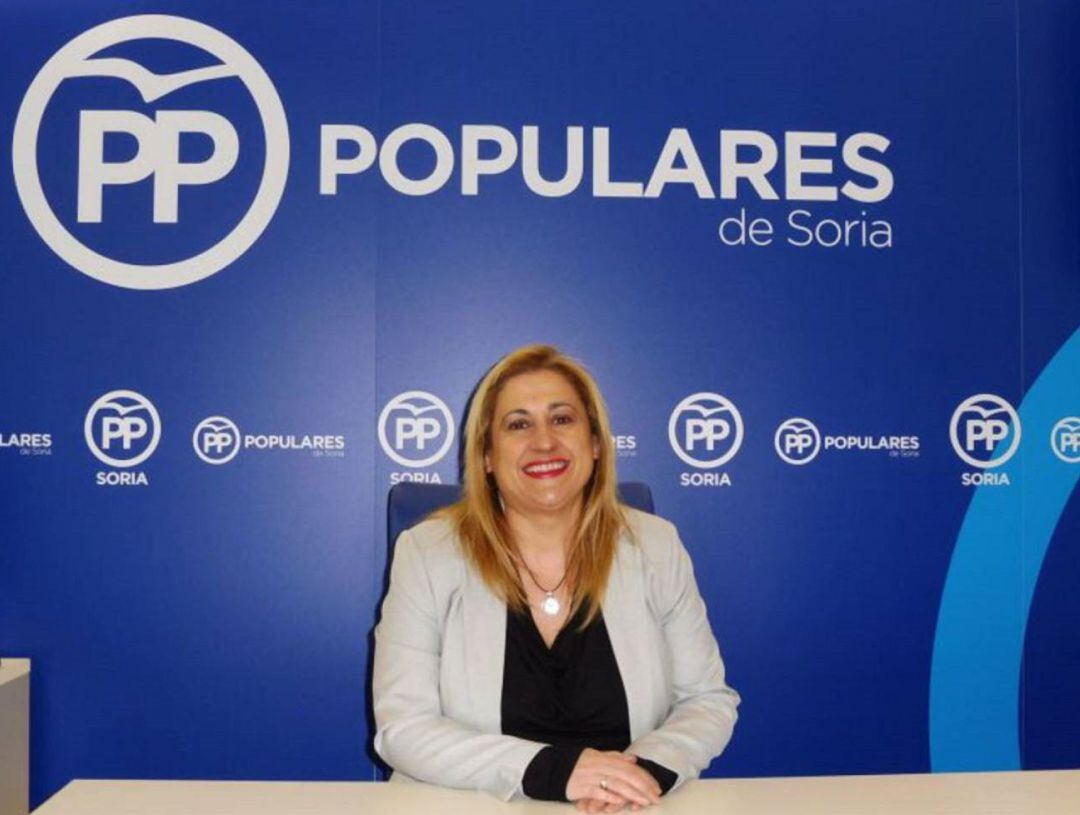 Yolanda de Gregorio, presidenta del PP de Soria.