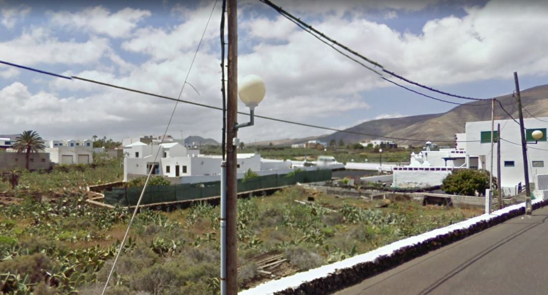 Farolas en Mala, en el municipio lanzaroteño de Haría.