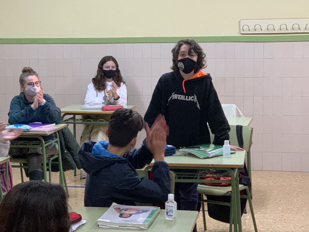 Aitor Pachón, uno de los alumnos premiados 