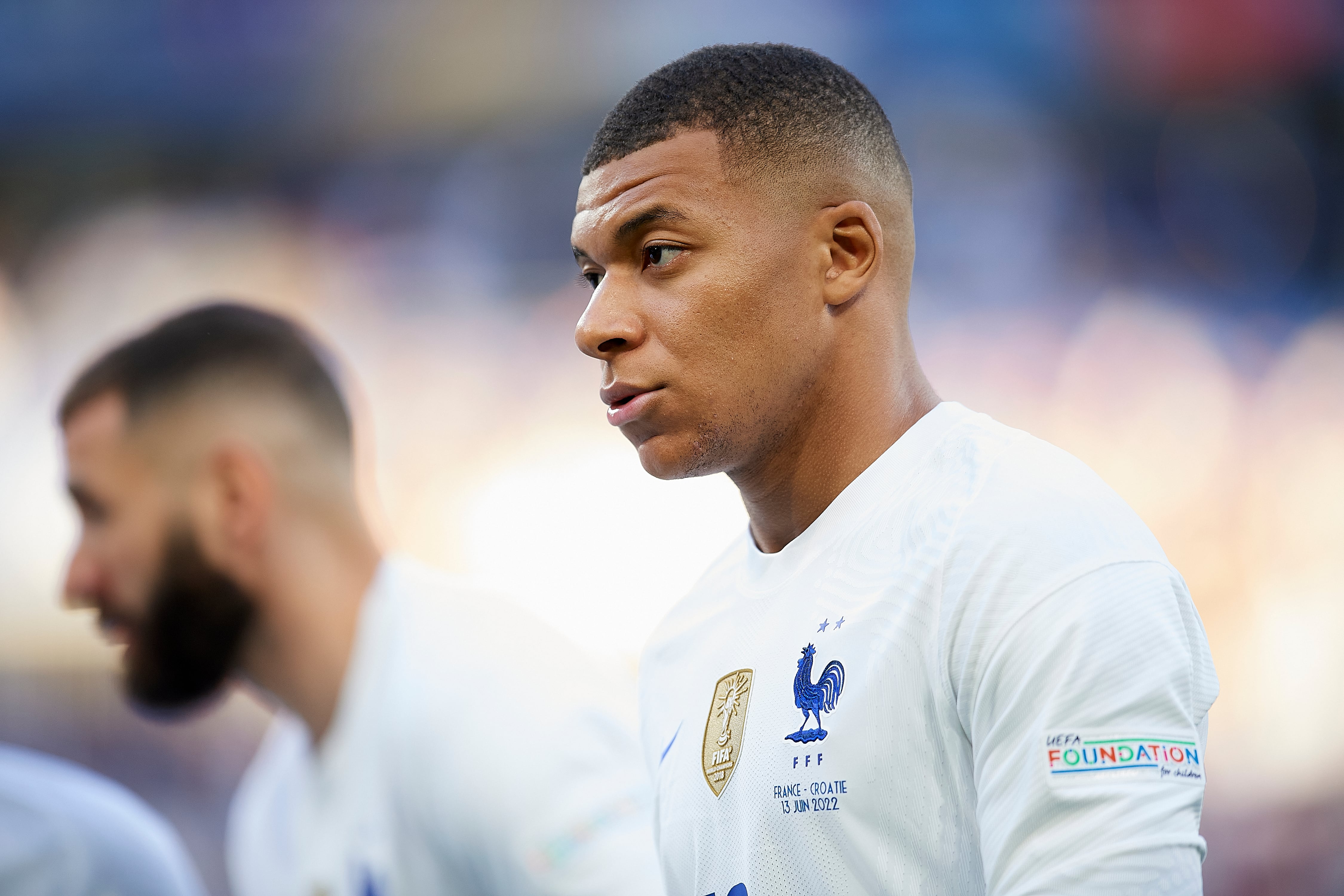 Kylian Mbappé en la selección francesa