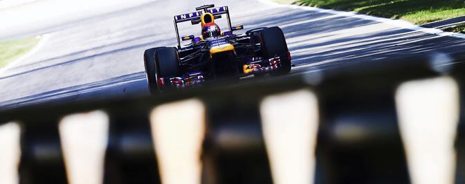 Vettel rueda en Monza