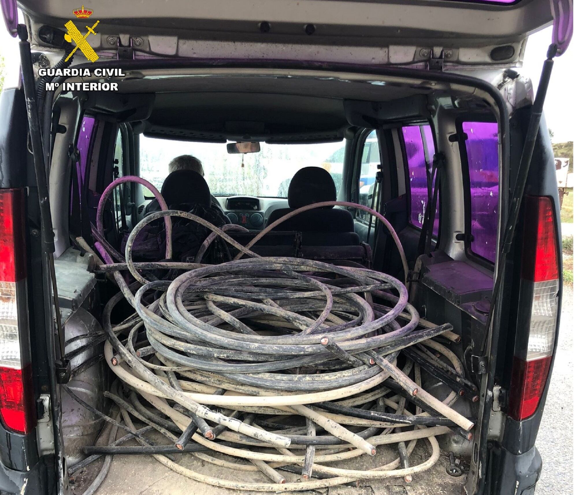 Material recuperado por la Guardia Civil de Palencia