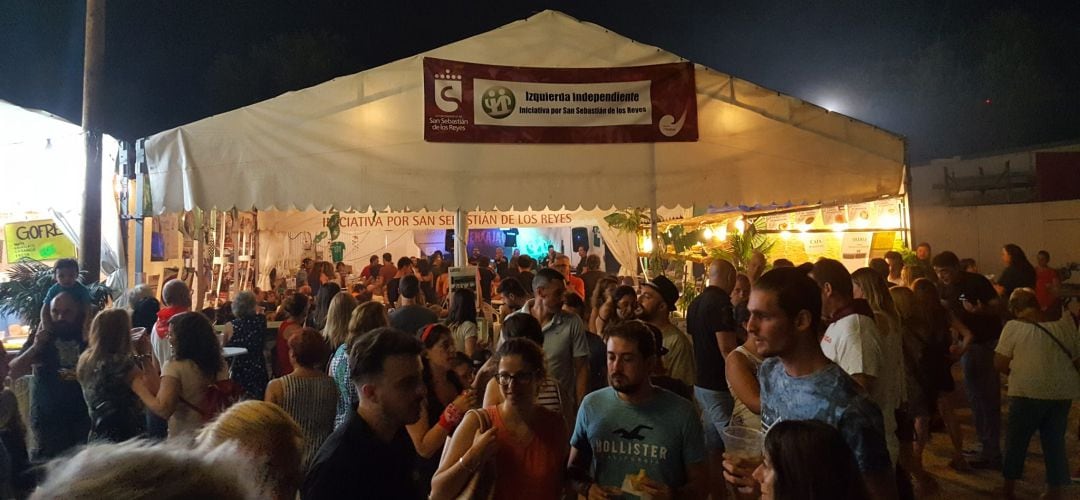 Caseta de II en las fiestas del Cristo de los Remedios de Sanse