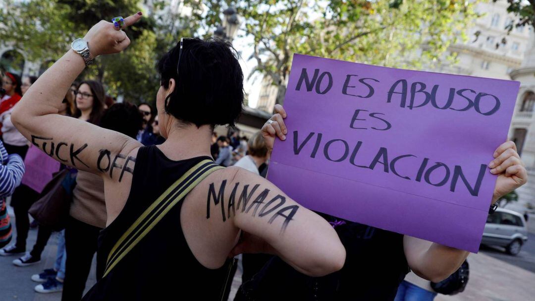 Protesta contra la primera sentencia de &#039;la Manada&#039;