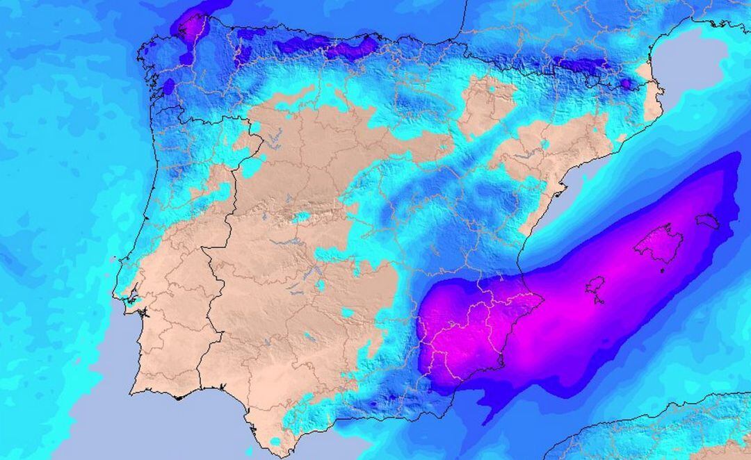 Modelo de previsión europeo de ECMWF